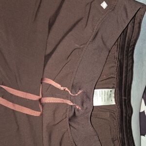 FIGS Brown Drawstring Scrub Joggers